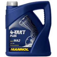 Масло моторное 4-х такт 10w40 4л MANNOL PLUS JASO MA2