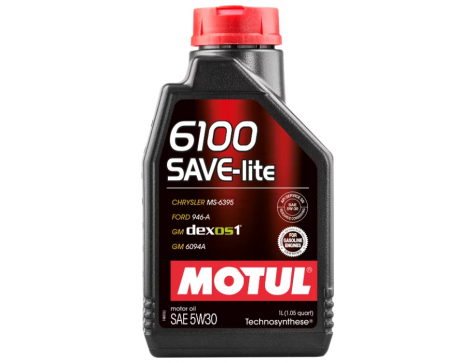 Масло моторное 5w30 1л MOTUL  6100 SAVE-LITE син