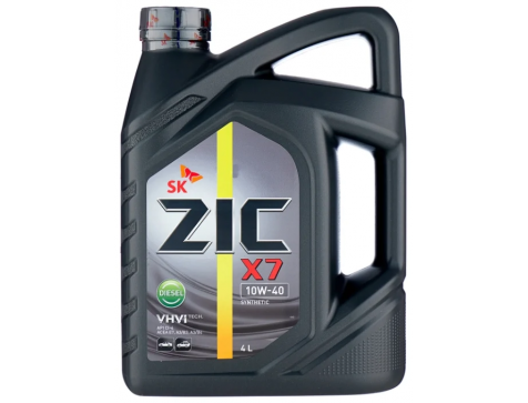 Масло моторное 10w40 4л ZIC X7 DIESEL п/с. Масло моторное 10w40 4л ZIC X7 DIESEL п/с.